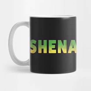 Crystal Shenanigans Green Yellow Mug